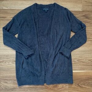 Barefoot Dreams CozyChic Lite Cardigan, Navy Blue Super Soft sz XS